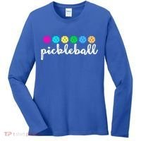 S Pickleball Lovers Cute Cool Gift Women's Long Sleeve Shirt thumb 0