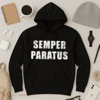 Semper Paratus Latin Phrase Meaning Always Ready Hoodie thumb 3