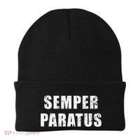 Semper Paratus Latin Phrase Meaning Always Ready Beanie thumb 0