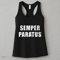 Semper Paratus Latin Phrase Meaning Always Ready Women's Tank Top thumb 3