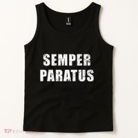 Semper Paratus Latin Phrase Meaning Always Ready Tank Top thumb 2
