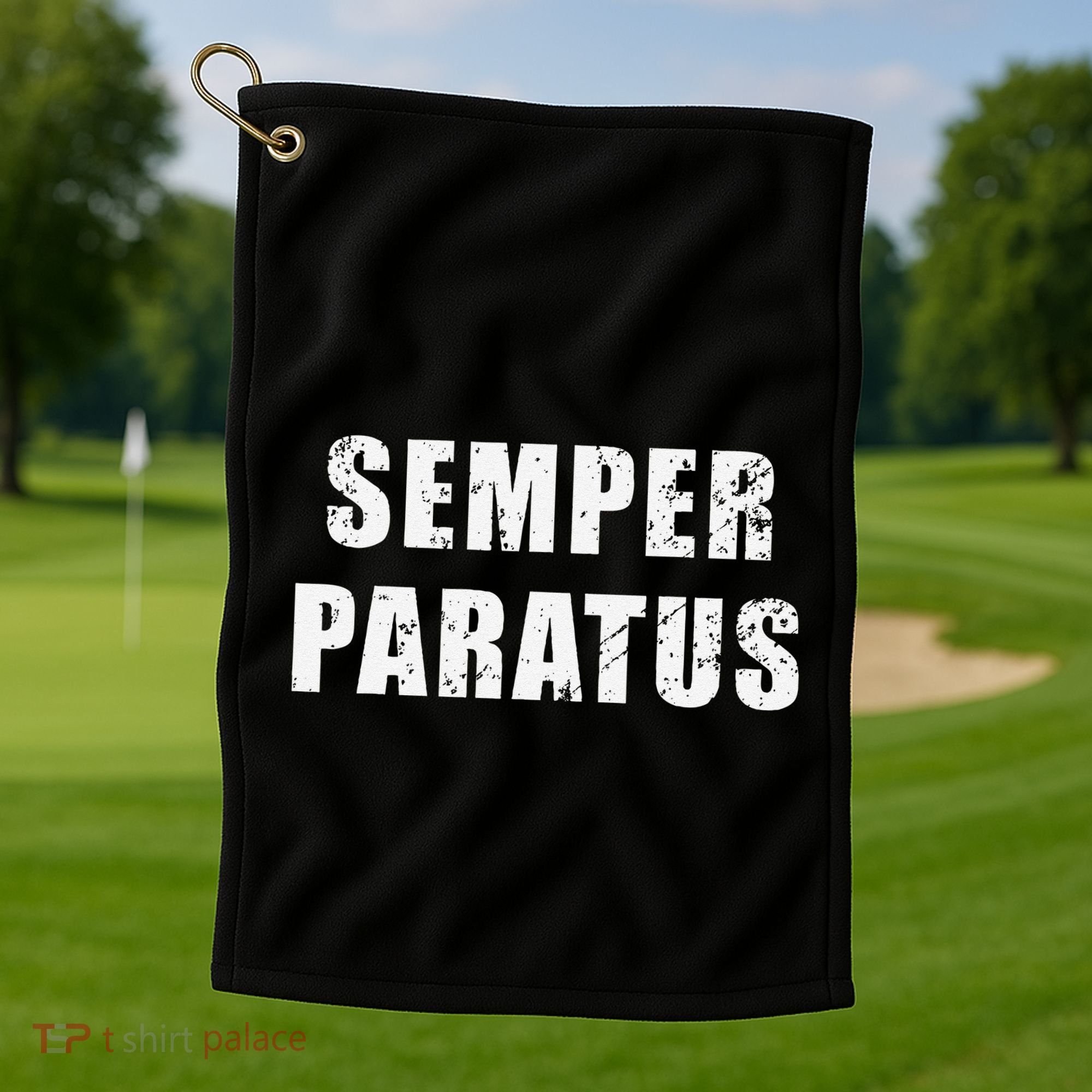 Semper Paratus Latin Phrase Meaning Always Ready Golf Towel