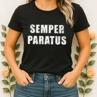 Semper Paratus Latin Phrase Meaning Always Ready Women's T-Shirt thumb 2
