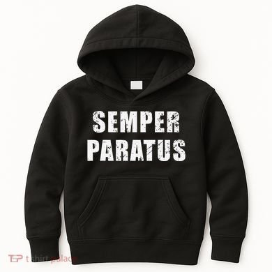 Semper Paratus Latin Phrase Meaning Always Ready Kids Hoodie