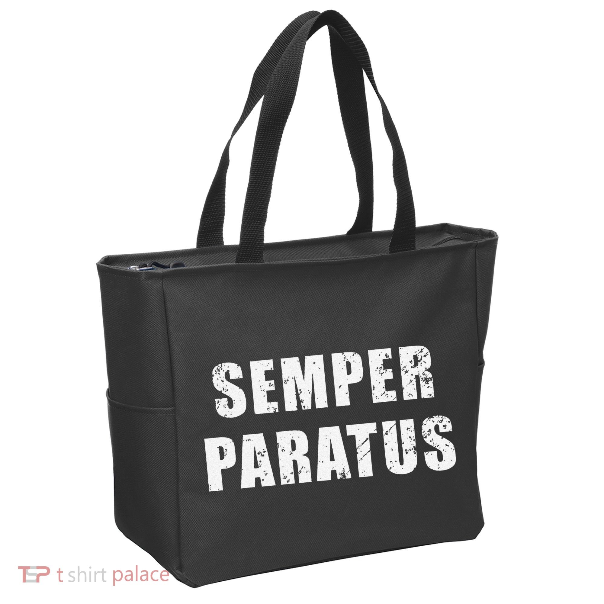 Semper Paratus Latin Phrase Meaning Always Ready Tote Bag