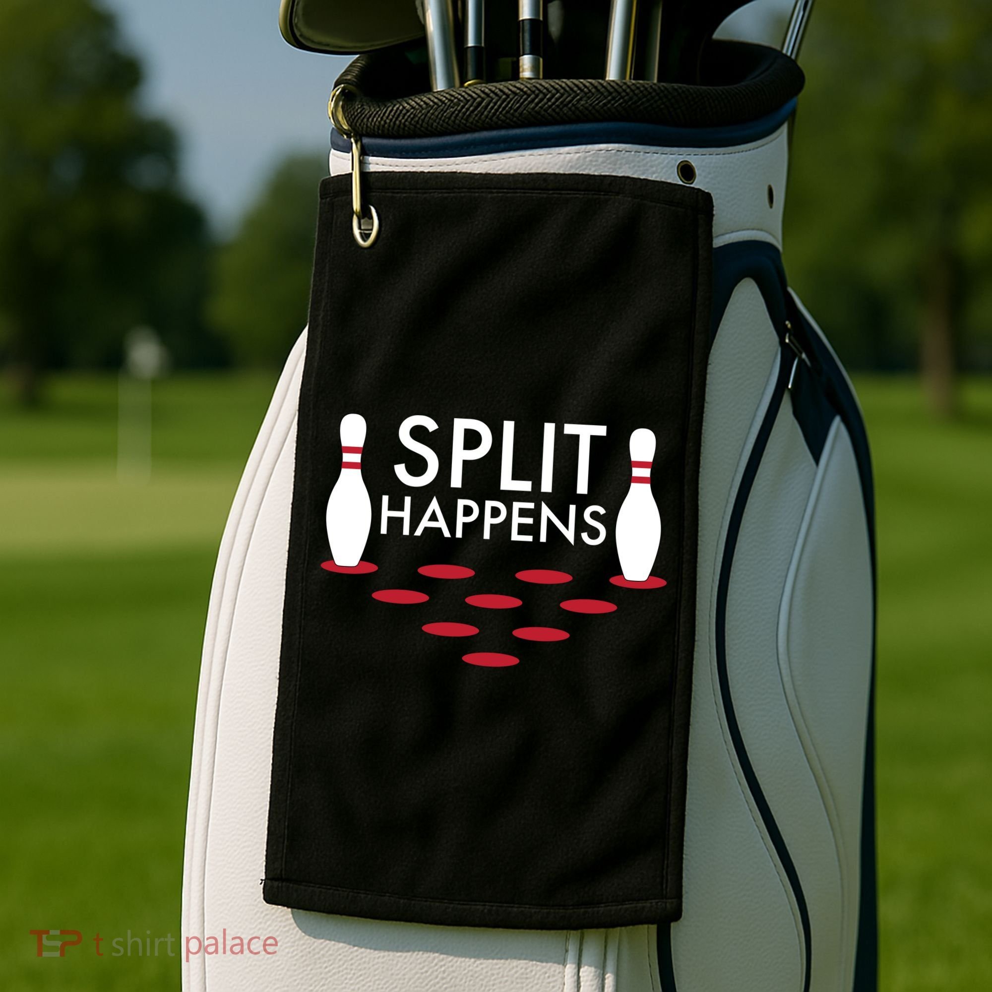 Splits Happen Golf Towel