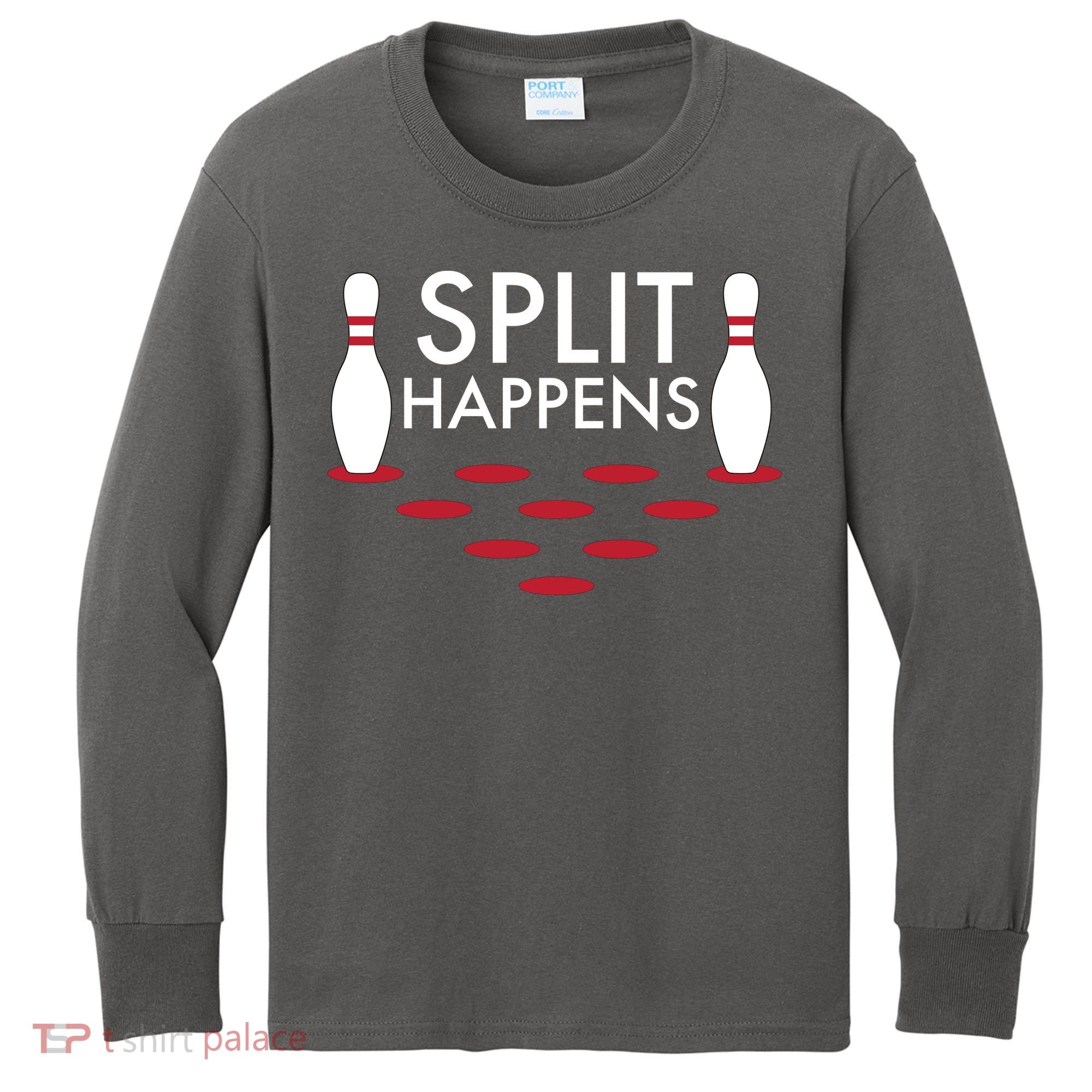 Splits Happen Kids Long Sleeve Shirt