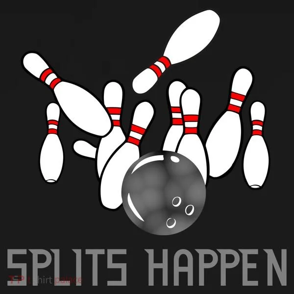 Splits Happen Bowling Doggie Tank