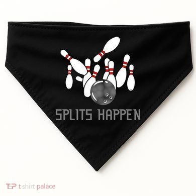 Splits Happen Bowling USA-Made Doggie Bandana