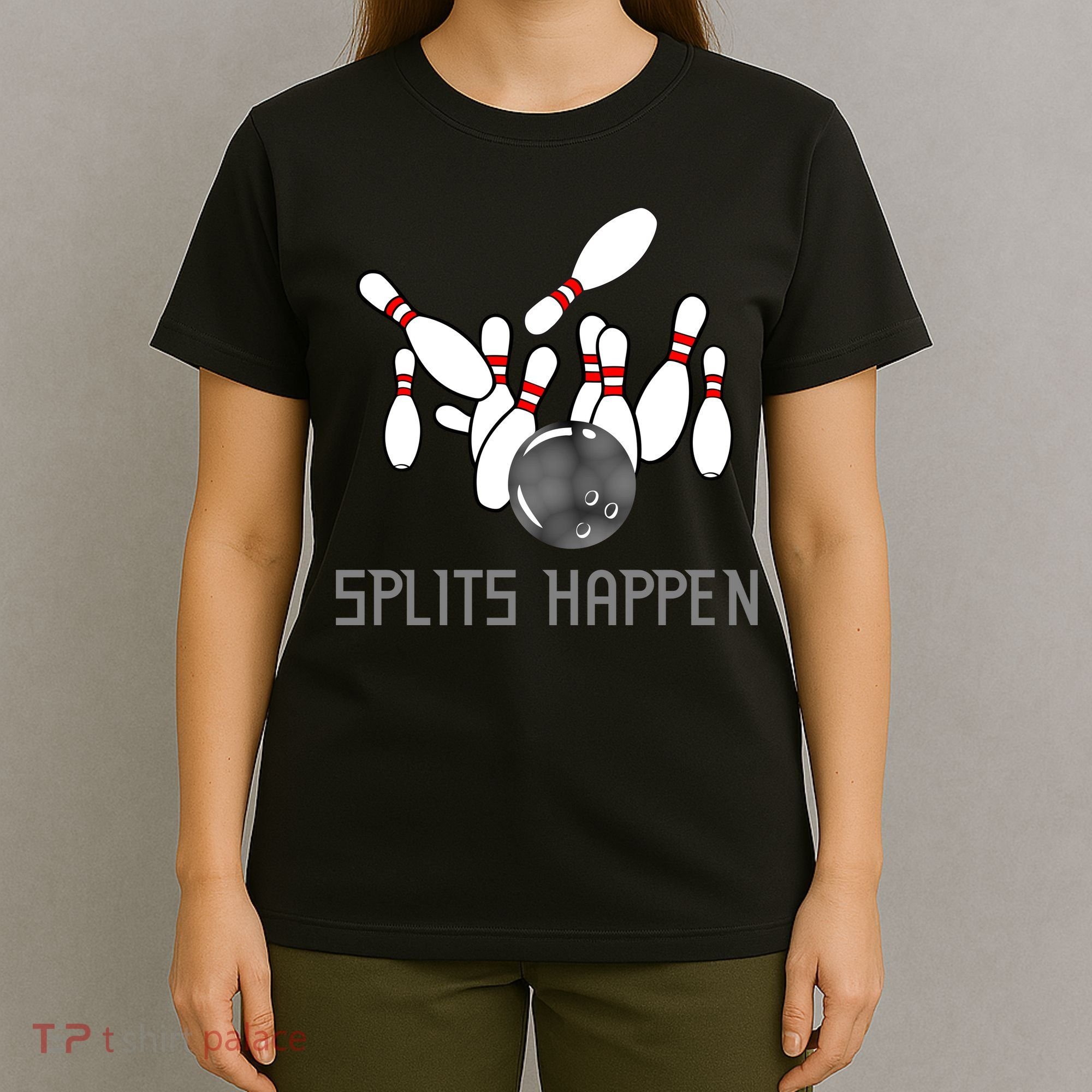 Splits Happen Bowling T-Shirt