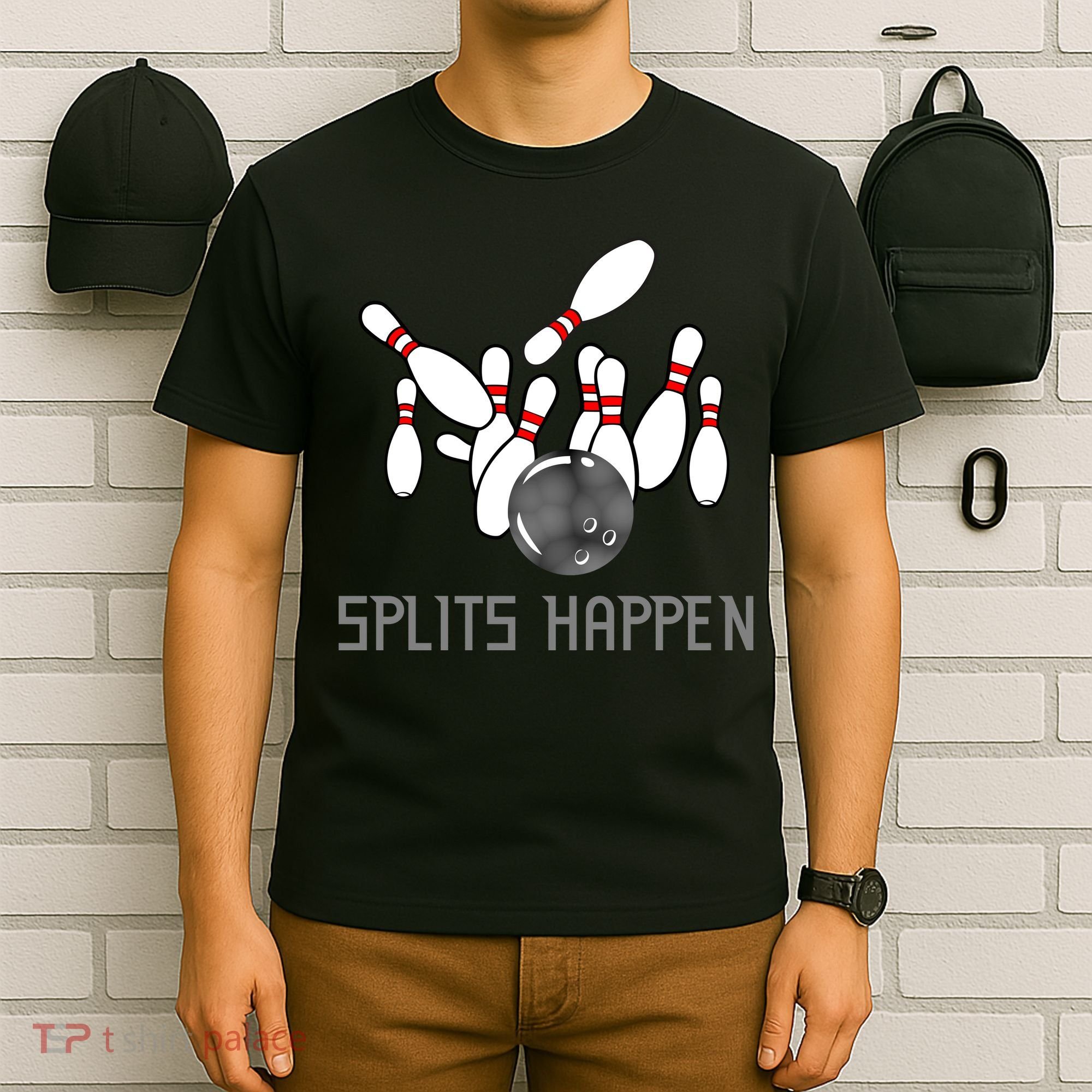 Splits Happen Bowling T-Shirt