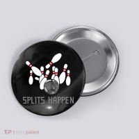 Splits Happen Bowling Button thumb 0