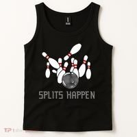 Splits Happen Bowling Tank Top thumb 2