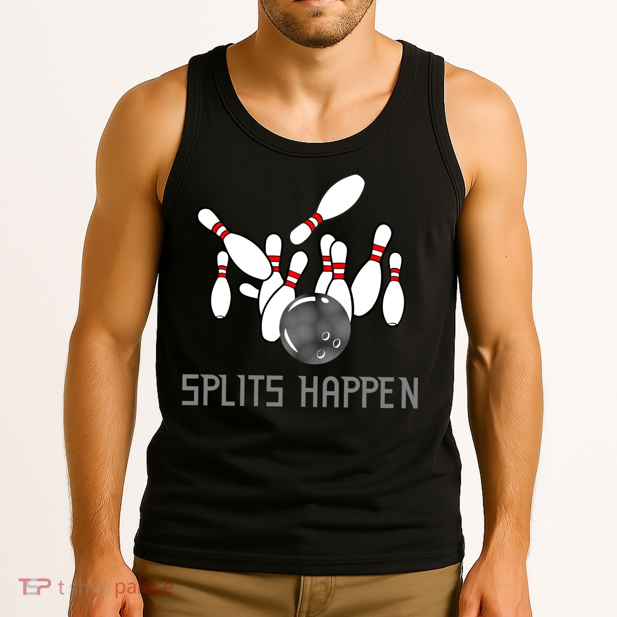 Splits Happen Bowling Tank Top