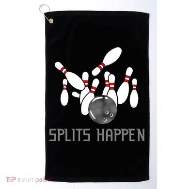 Splits Happen Bowling Golf Towel