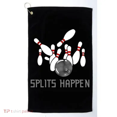Splits Happen Bowling Golf Towel