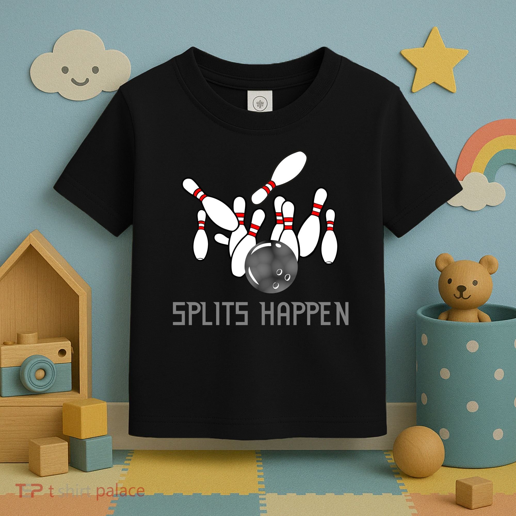 Splits Happen Bowling Toddler T-Shirt