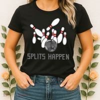 Splits Happen Bowling Women's T-Shirt thumb 2
