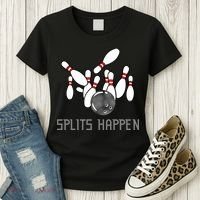 Splits Happen Bowling Women's T-Shirt thumb 3