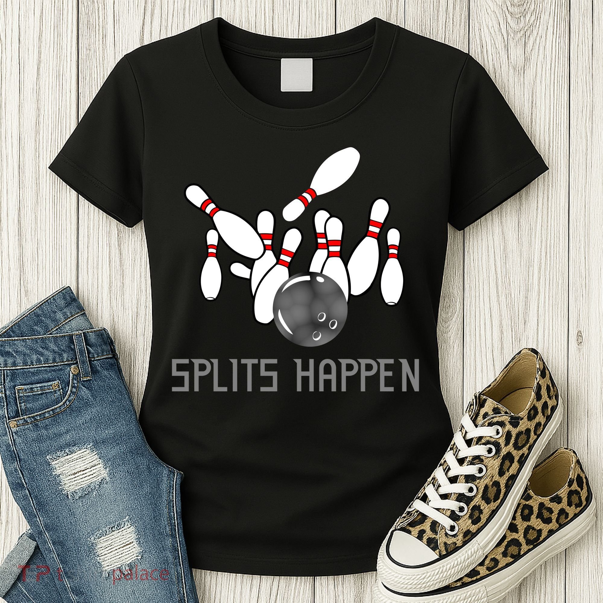 Splits Happen Bowling Women's T-Shirt