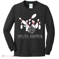 Splits Happen Bowling Kids Long Sleeve Shirt thumb 0