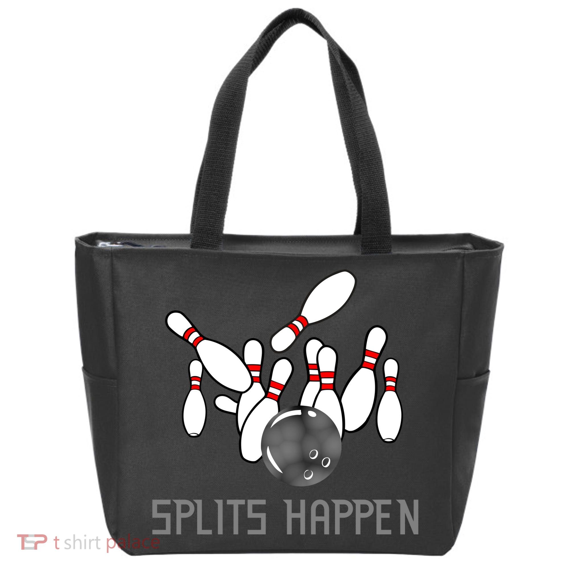 Splits Happen Bowling Tote Bag