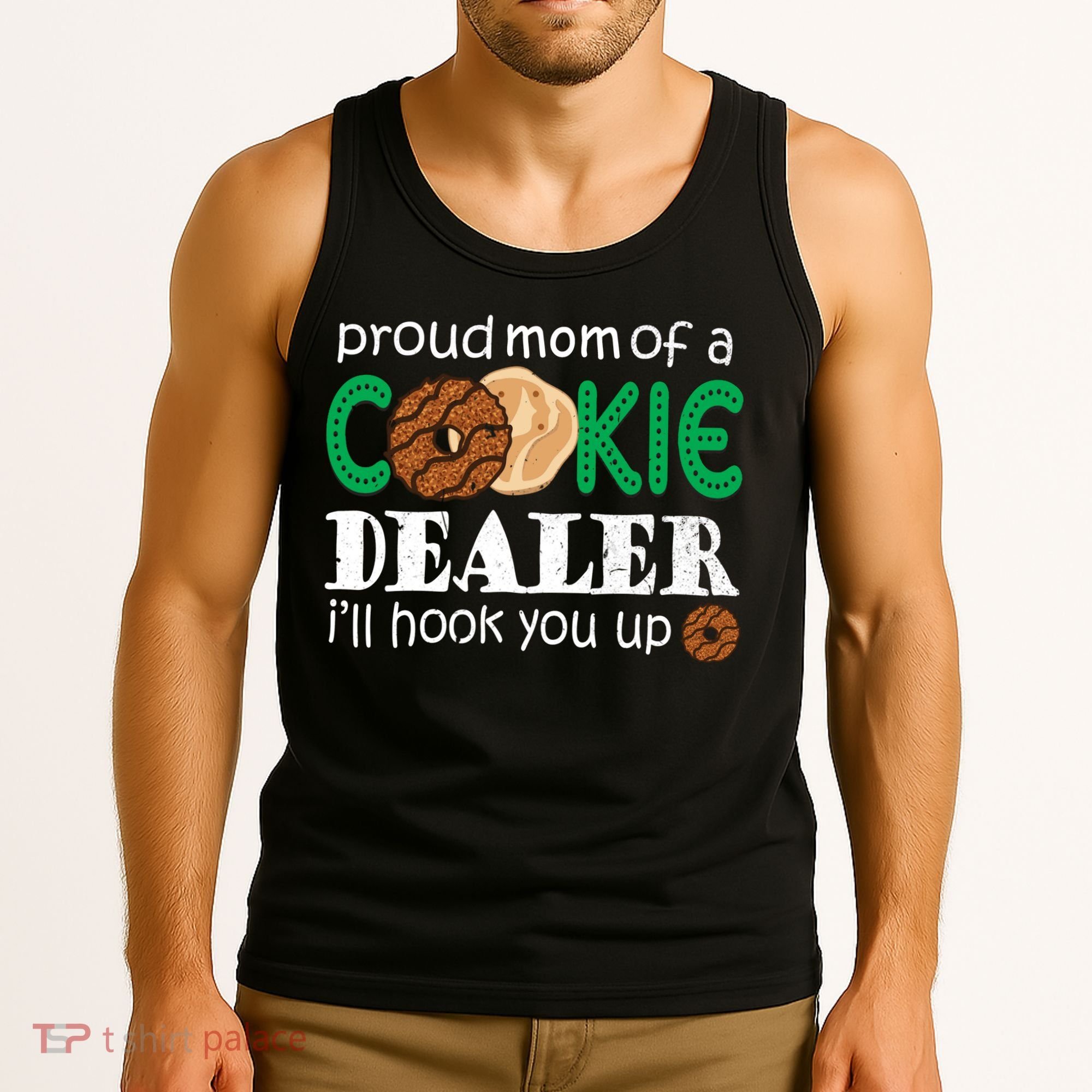 Scout Proud Mom Of A Cookie Dealer Troop Leader Tank Top