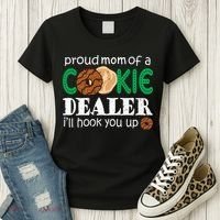 Scout Proud Mom Of A Cookie Dealer Troop Leader Women's T-Shirt thumb 3