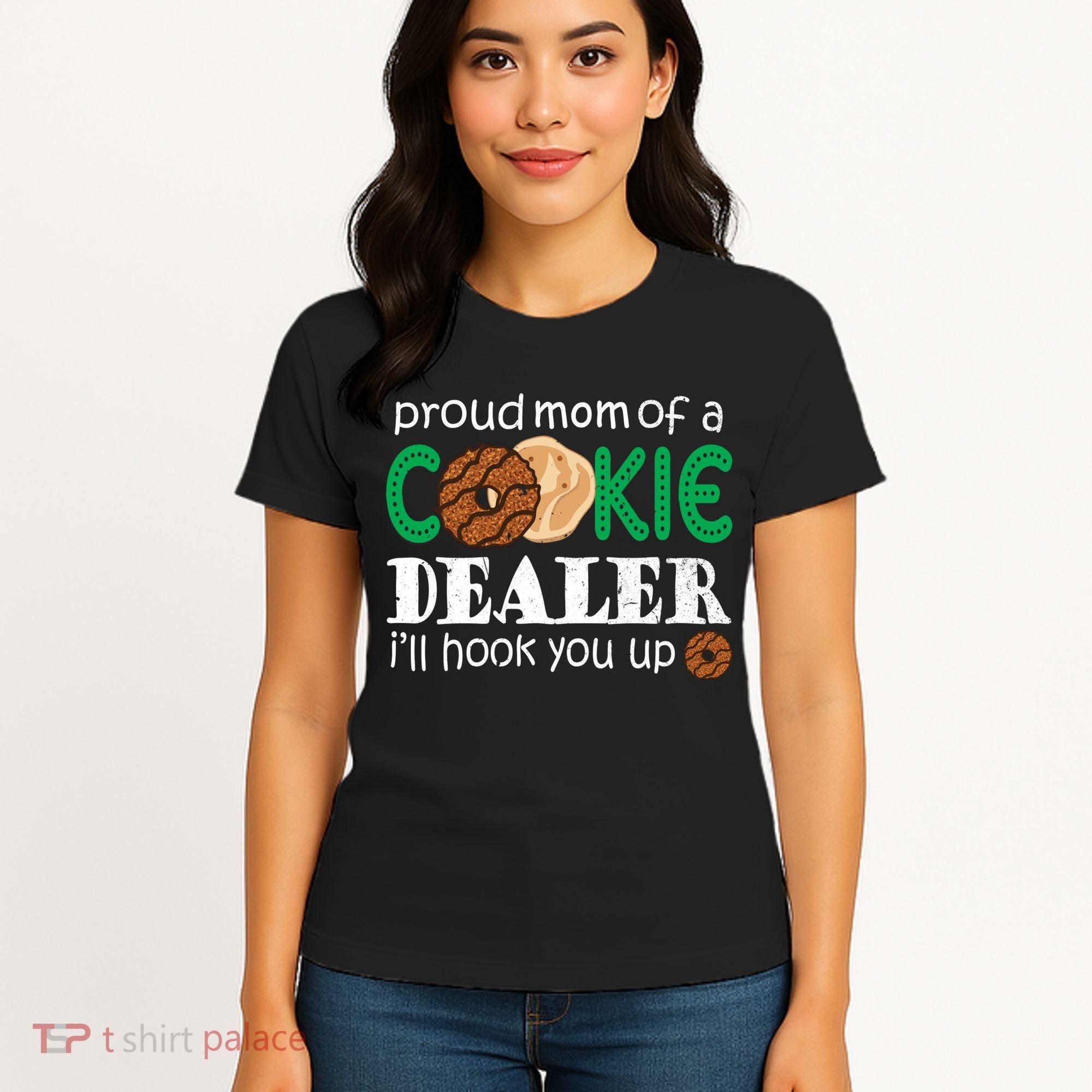 Scout Proud Mom Of A Cookie Dealer Troop Leader Women's T-Shirt