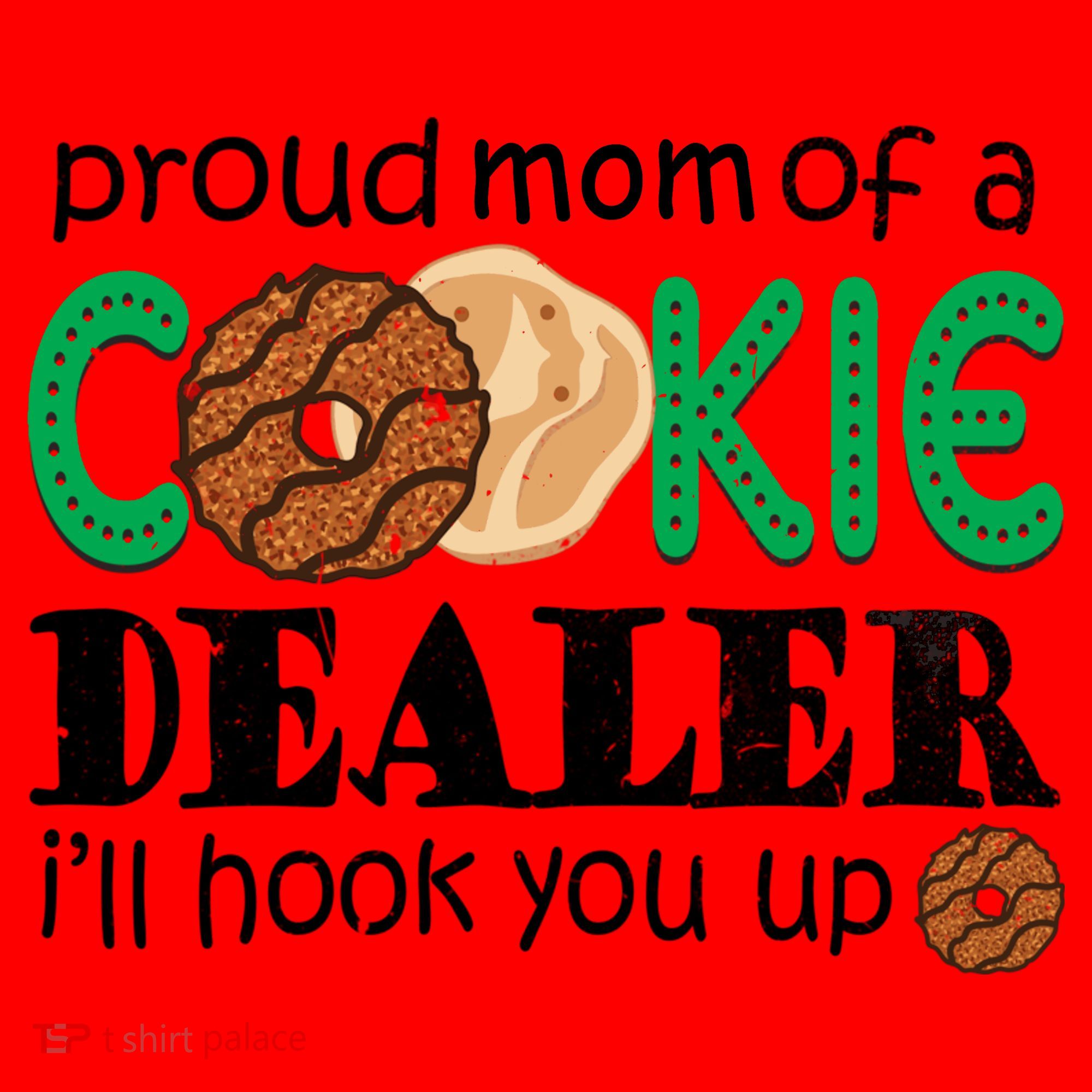 Scout Proud Mom Of A Cookie Dealer Troop Leader Santa Hat