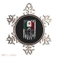 Skull Patriotic Mexican American Aztec Day of the Dead  Ornament thumb 0