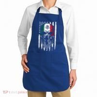 Skull Patriotic Mexican American Aztec Day of the Dead  Apron thumb 2