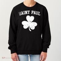 Saint Paul Minnesota St Patrick's Day Shamrock Women's Sweatshirt thumb 0