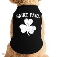 Saint Paul Minnesota St Patrick's Day Shamrock Doggie Tank thumb 0