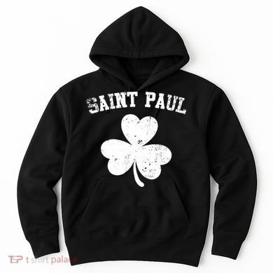 Saint Paul Minnesota St Patrick's Day Shamrock Hoodie