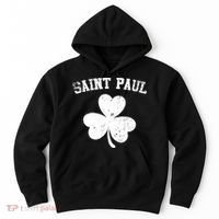 Saint Paul Minnesota St Patrick's Day Shamrock Hoodie thumb 0