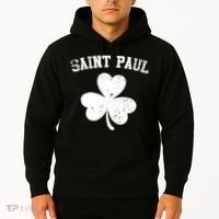 Saint Paul Minnesota St Patrick's Day Shamrock Hoodie thumb 2