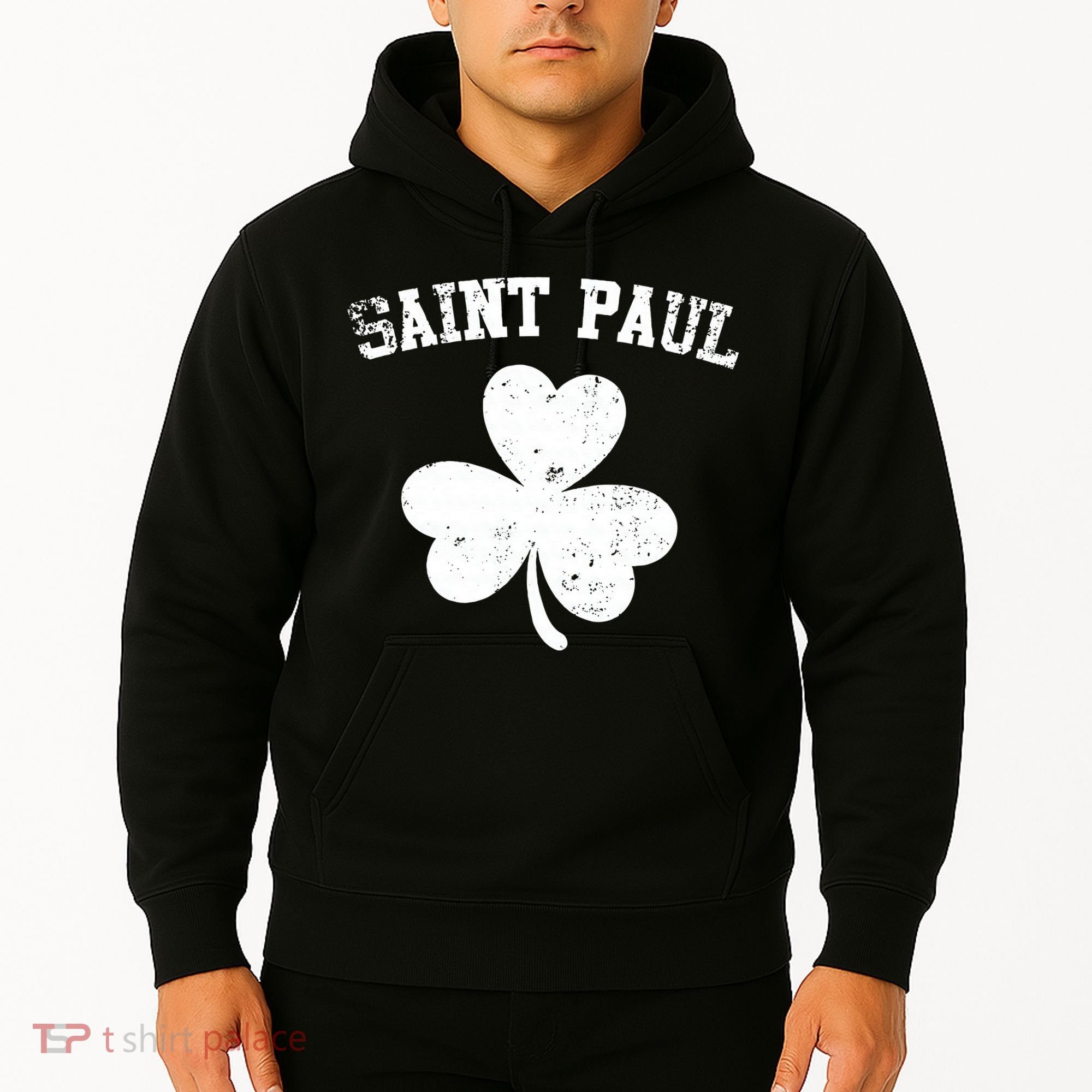Saint Paul Minnesota St Patrick's Day Shamrock Hoodie