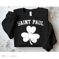 Saint Paul Minnesota St Patrick's Day Shamrock Sweatshirt thumb 2