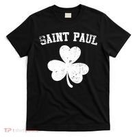 Saint Paul Minnesota St Patrick's Day Shamrock T-Shirt thumb 0