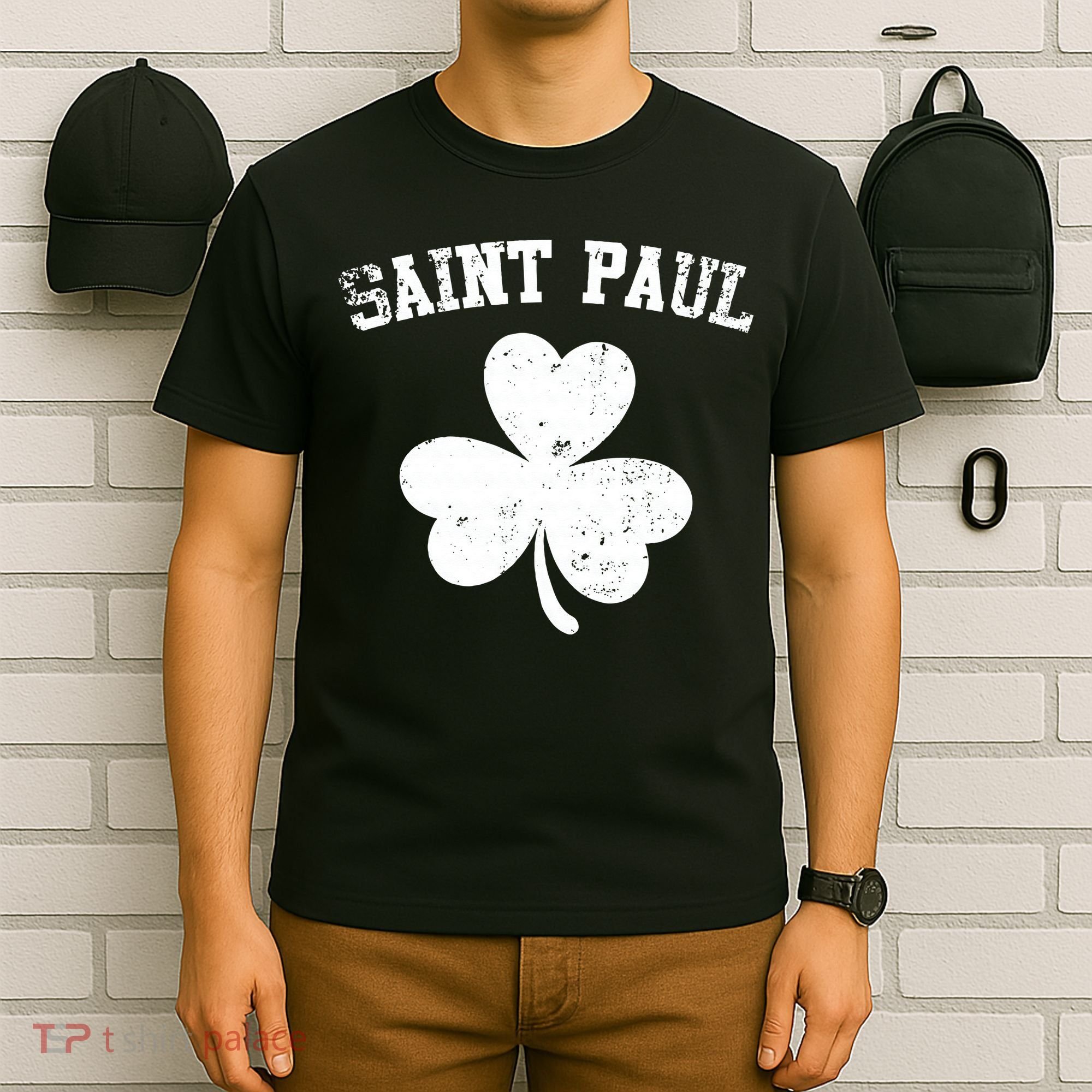 Saint Paul Minnesota St Patrick's Day Shamrock T-Shirt