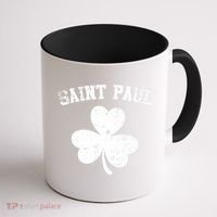 Saint Paul Minnesota St Patrick's Day Shamrock Coffee Mug thumb 1