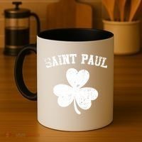 Saint Paul Minnesota St Patrick's Day Shamrock Coffee Mug thumb 4