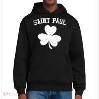Saint Paul Minnesota St Patrick's Day Shamrock District V.I.T. Heavyweight Hoodie thumb 0