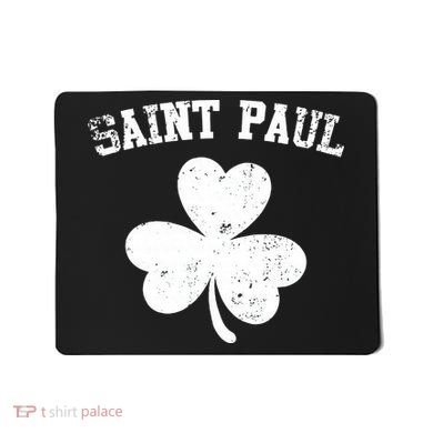 Saint Paul Minnesota St Patrick's Day Shamrock Mousepad