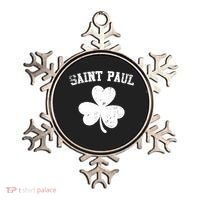 Saint Paul Minnesota St Patrick's Day Shamrock Ornament thumb 0