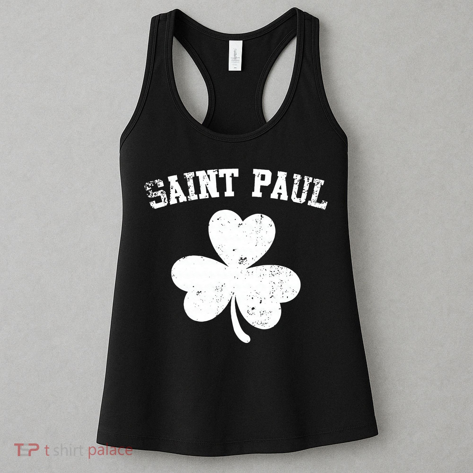 Saint Paul Minnesota St Patrick's Day Shamrock Women's Tank Top
