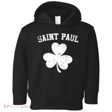 Saint Paul Minnesota St Patrick's Day Shamrock Toddler Hoodie