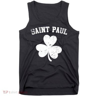 Saint Paul Minnesota St Patrick's Day Shamrock Tank Top