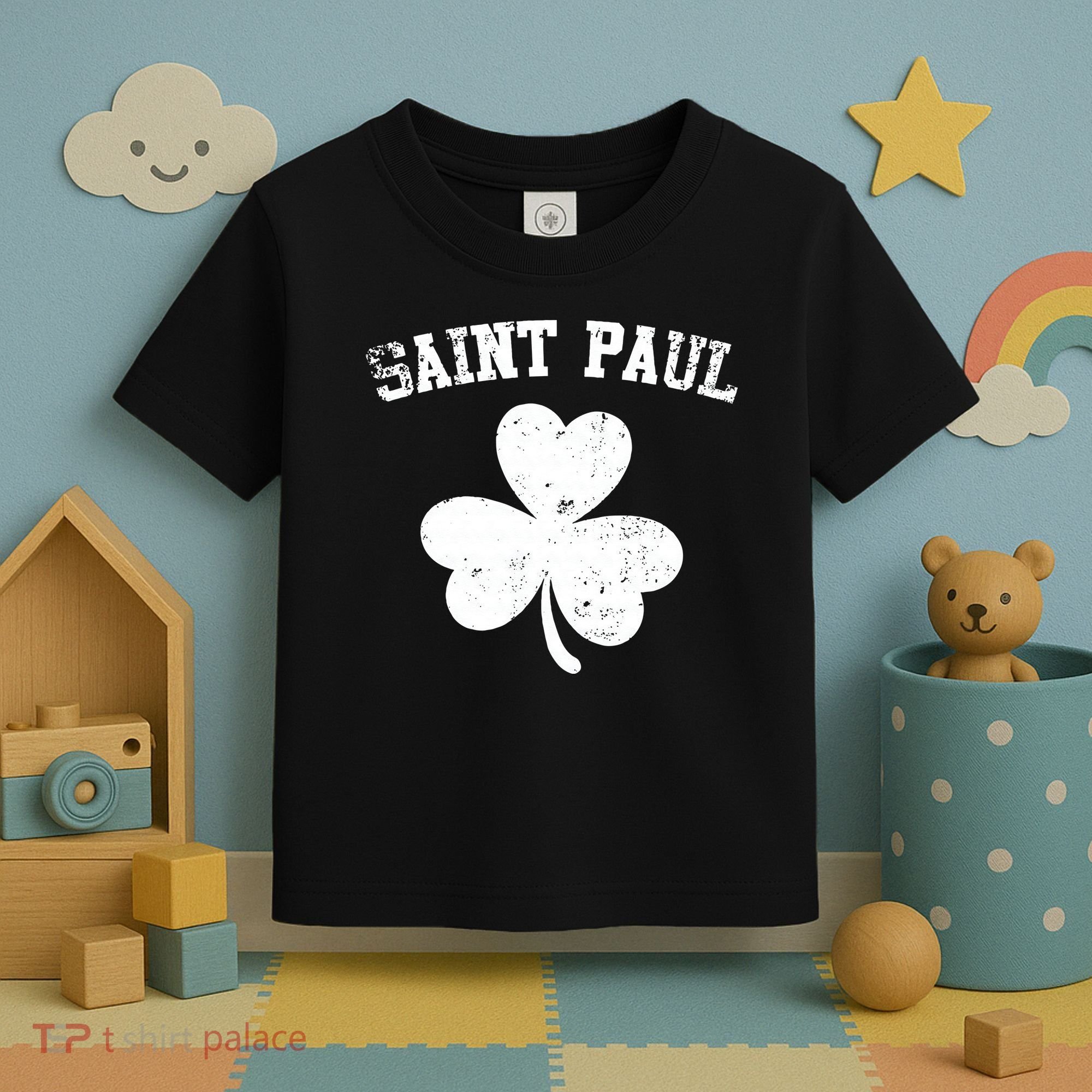 Saint Paul Minnesota St Patrick's Day Shamrock Toddler T-Shirt